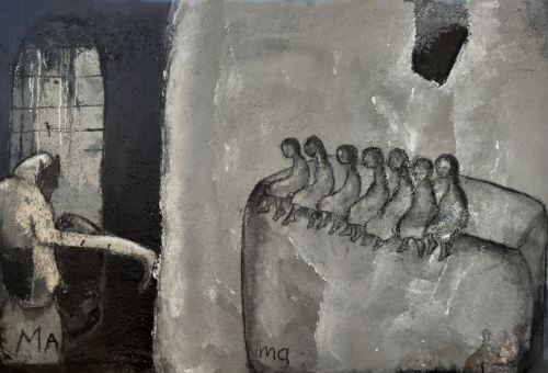 Ma ma, 2022, 130 x 90 cm