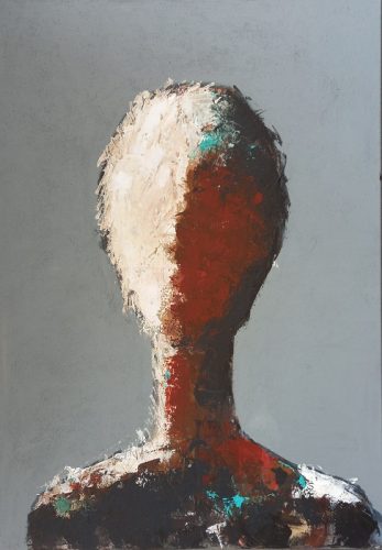 AHEAD I,2025,70 x 100 cm